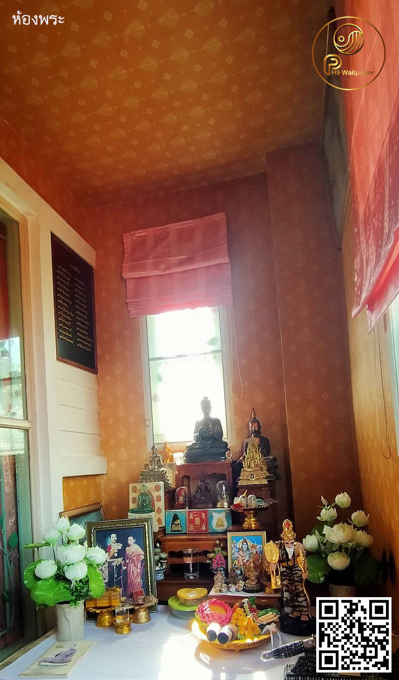 วอลเปเปอร์ลายไทยห้องพระ