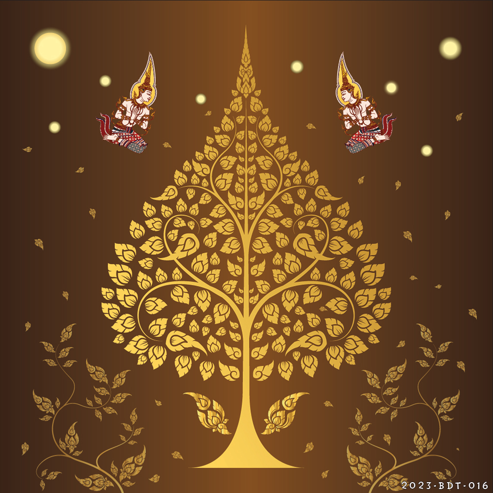 พิมพ์วอลเปเปอร์ภาพเทวดา ภาพต้นโพธิ์