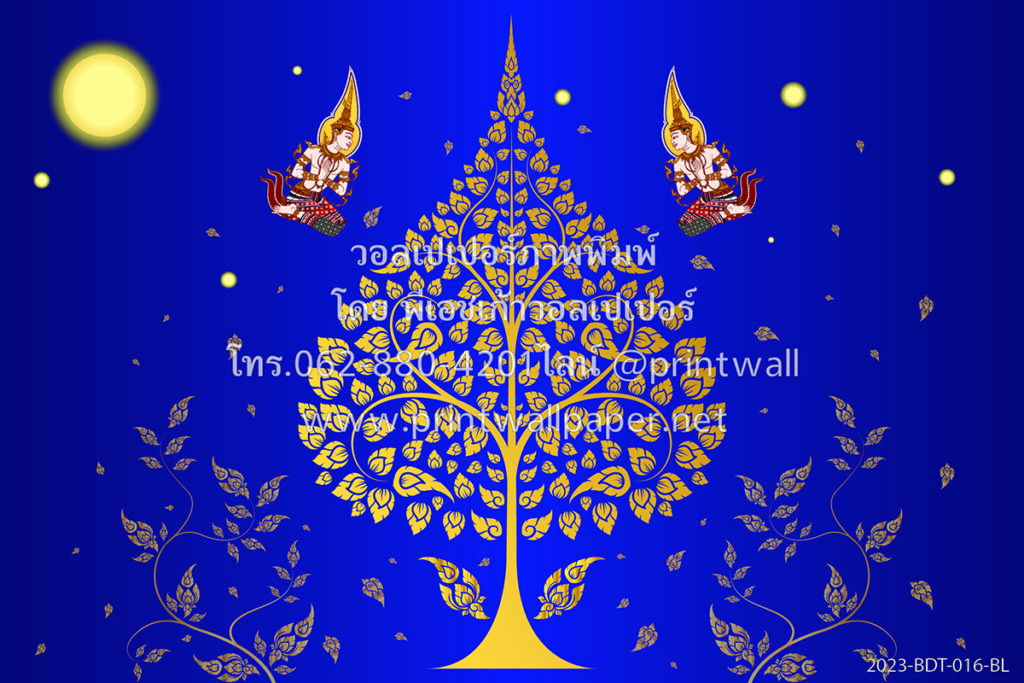 พิมพ์วอลเปเปอร์ภาพเทวดา ภาพต้นโพธิ์