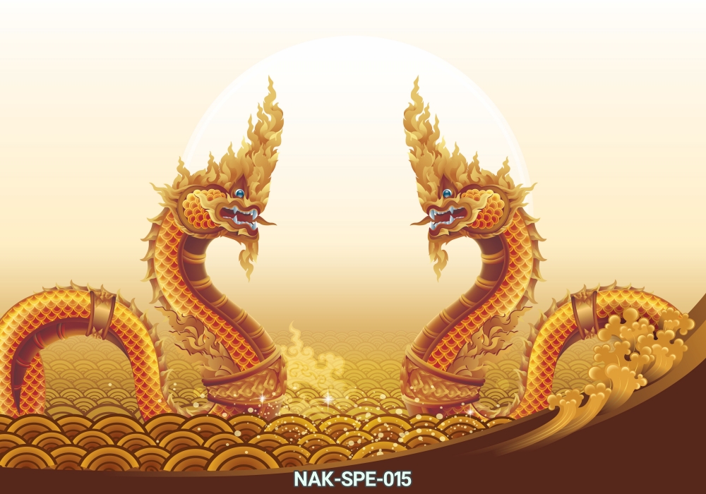 NAK-SPE-015-สติ๊กเกอร์ภาพพญานาค