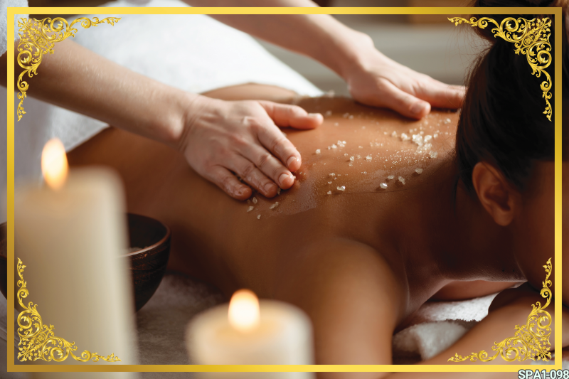 สติ๊กเกอร์ตกแต่งร้านนวด สปาไทย