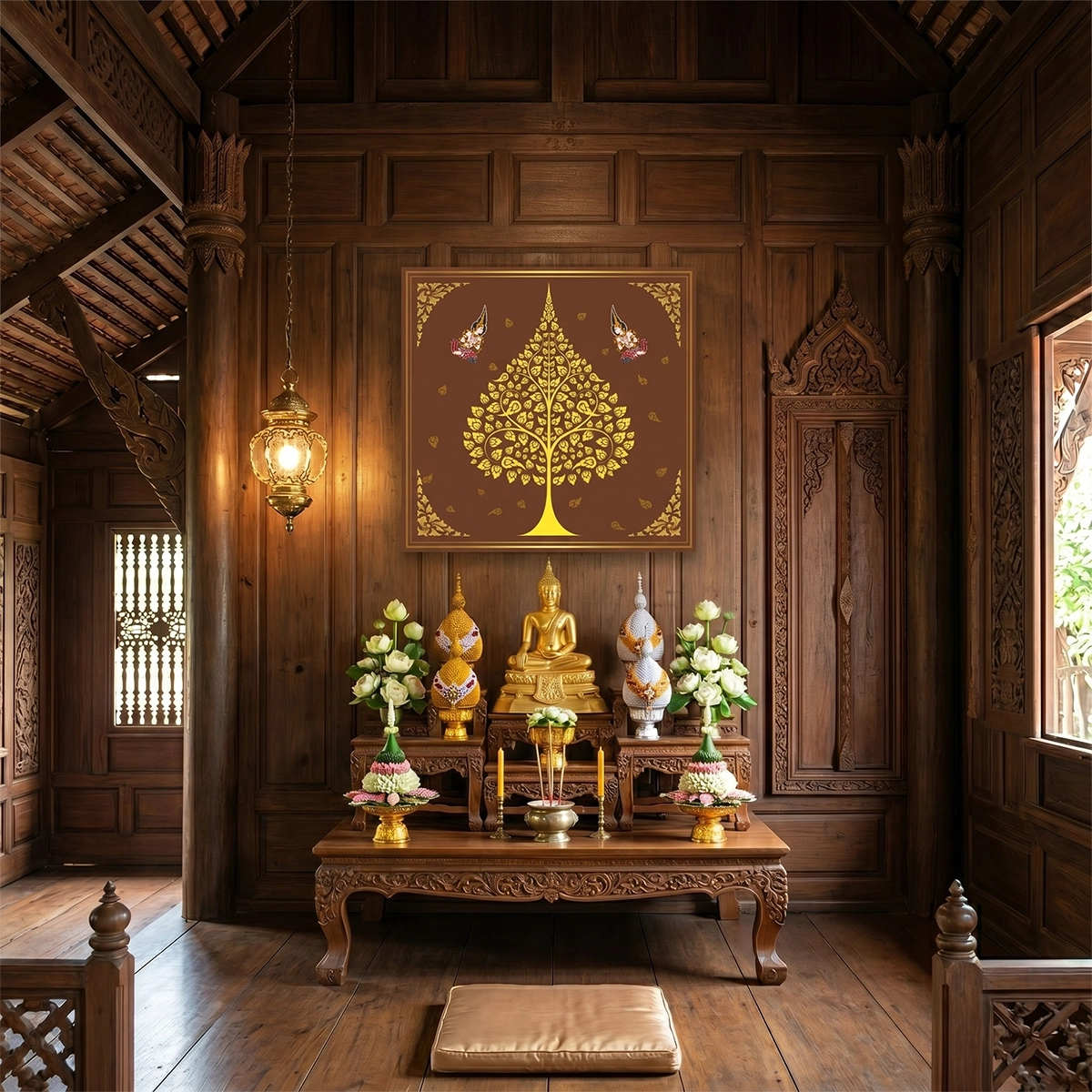 ภาพติดผนังห้องพระ
